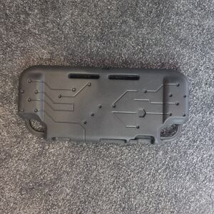 Black Tech-Inspired Gaming Console Case For Nintendo Switch Oled Console